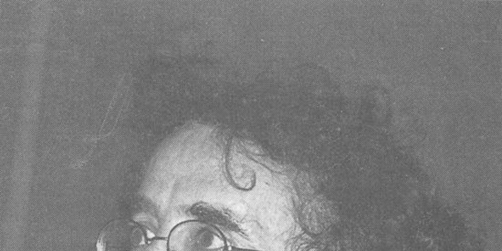 Roberto Bolaño dictando una conferencia