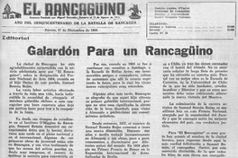 Galardón para un rancagüino