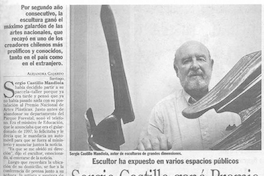 Sergio Castillo ganó Premio Nacional de Artes Plásticas