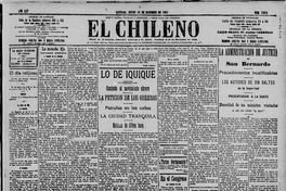 Lo de Iquique. Continúa el movimiento obrero. La petición de los obreros. Patrullas en las calles. La ciudad tranquila. Noticias de última hora