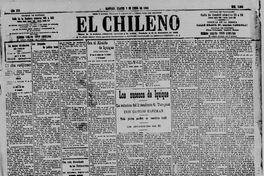 Los sucesos de Iquique. La relación del Intendente de Tarapacá don Carlos Eastman. Toda gestión pacífica se considera inútil. Los antecedentes del 21