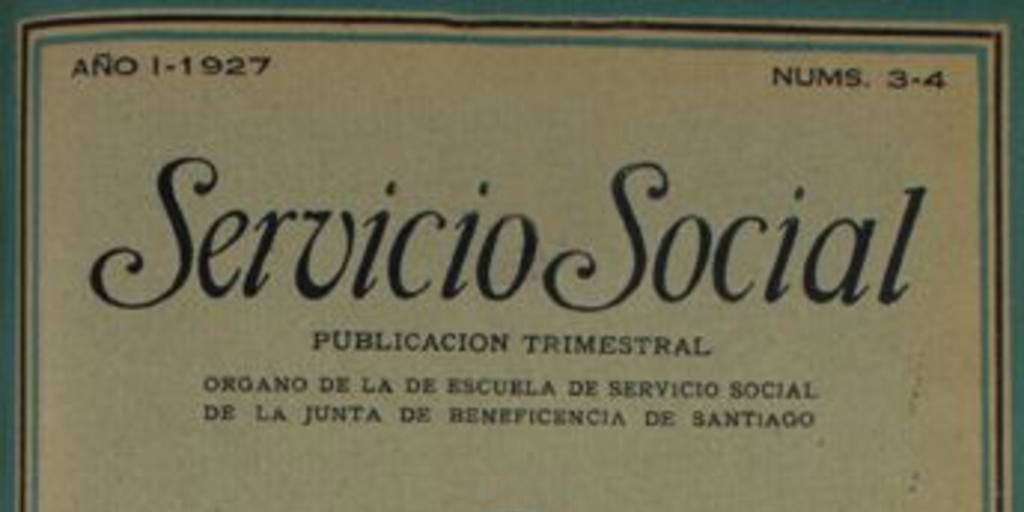 Acción social en las diversas obras de Santiago