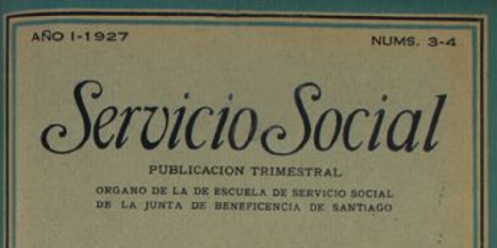 El servicio social en el hospital
