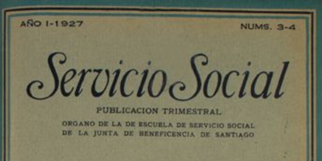 El servicio social en el hospital