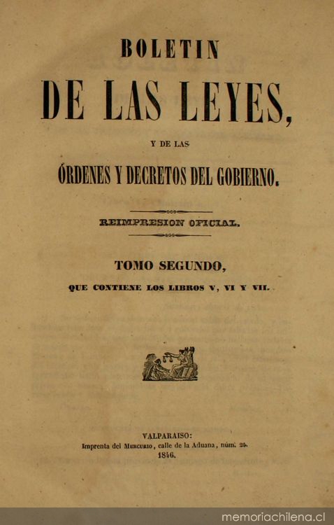 Escudo de armas, Santiago, junio 26 de 1834