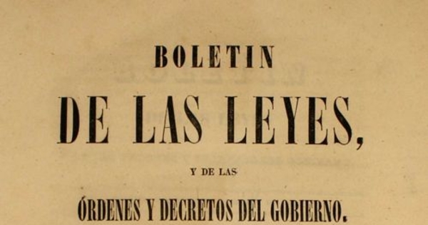 Presidente de la República, Santiago, septiembre 18 de 1831