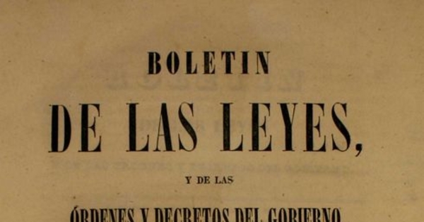 Facultades extraordinarias, Santiago, enero 31 de 1837