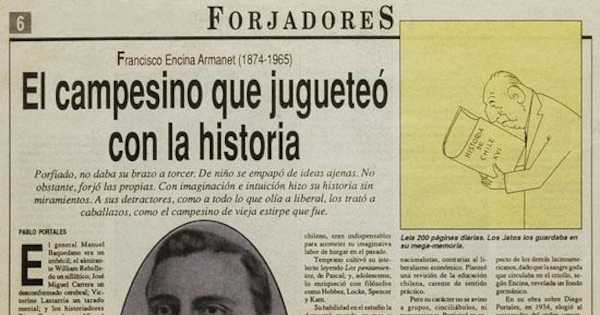 El campesino que jugueteó con la historia