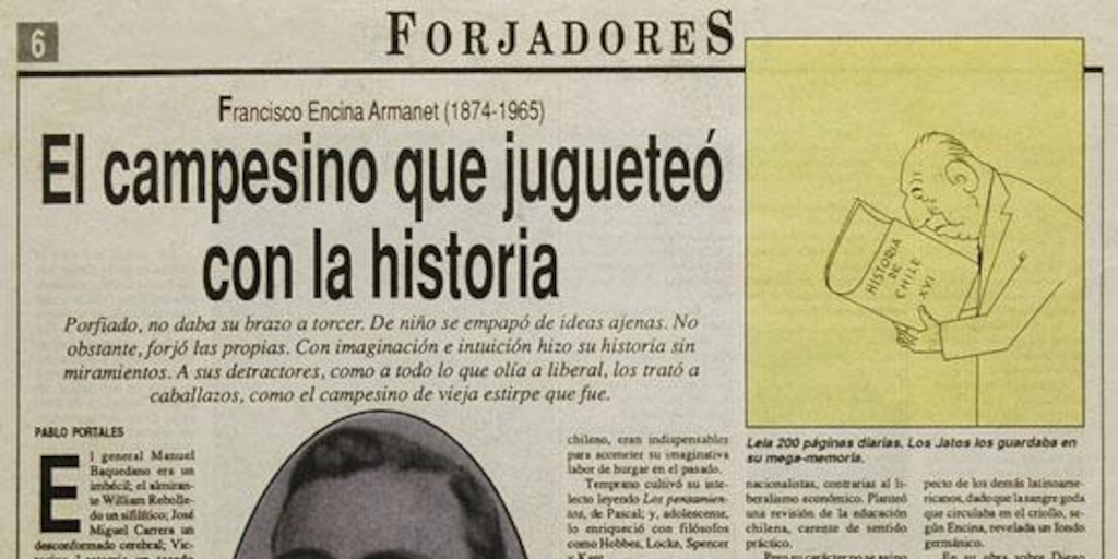 El campesino que jugueteó con la historia