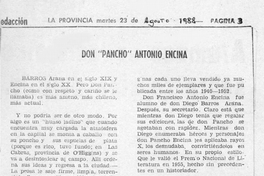 Don "Pancho" Antonio Encina
