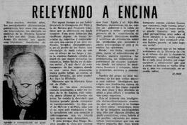 Releyendo a Encina