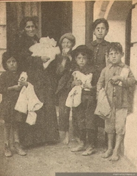 Pobres en Valparaíso, 1918