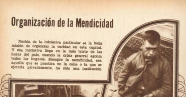 Organización de la mendicidad