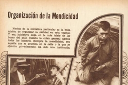 Organización de la mendicidad