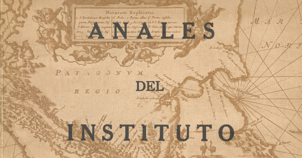 Portada de Anales del Instituto de la Patagonia: número 1, 1970