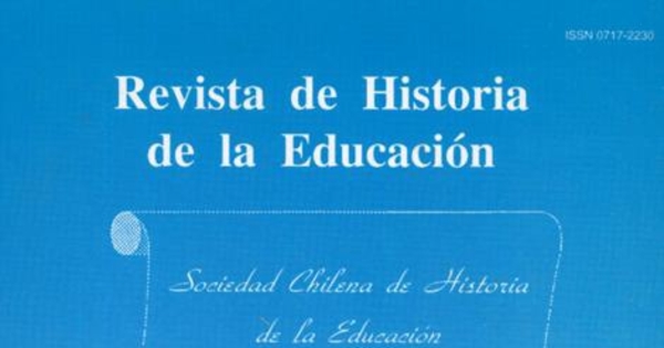 Revista de historia de la educación : n° 1, 1995