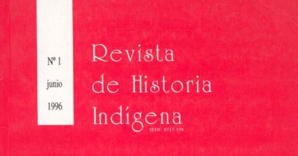 Revista de historia indígena : n° 1, junio, 1996