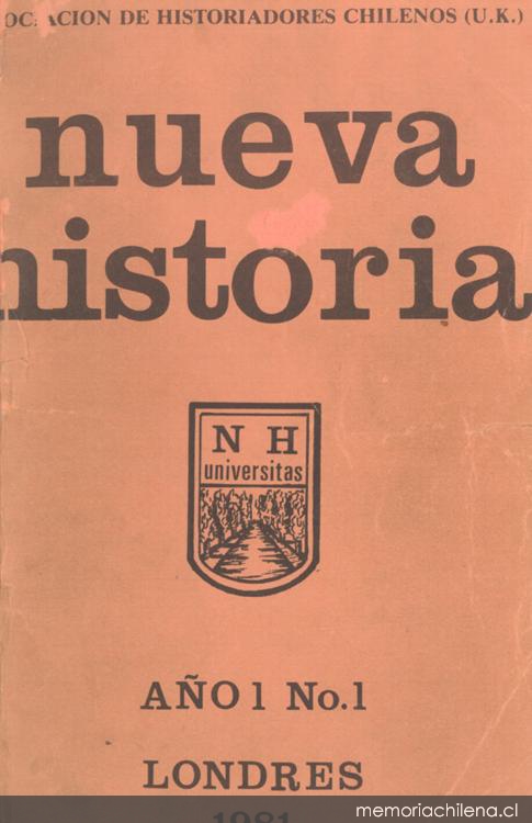 Nueva historia : n° 1, año 1, 1981