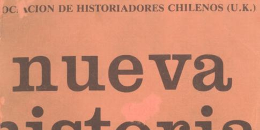 Nueva historia : n° 1, año 1, 1981