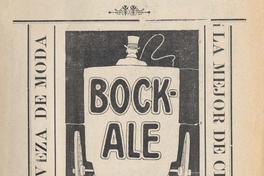 Bock-Ale : cerveza de moda : la mejor de Chile