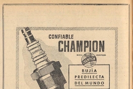 Champion : bujía predilecta del mundo