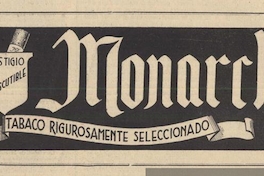 Monarch : tabaco rigurosamente seleccionado