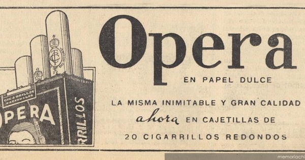 Opera : en papel dulce