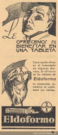 Le ofrecemos su bienestar en una tableta : Eldoformo