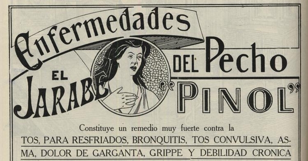 Enfermedades del pecho : Jarabe Pinol