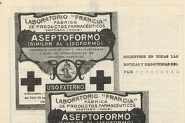 Laboratorio Francia : fábrica de productos farmacéuticos : aseptoformo