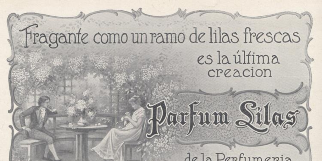 Parfum Lilas de la perfumería Gustav Lohse