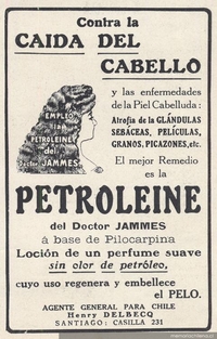 Contra la caída del cabello empleo la Petrolaine del Dr. James