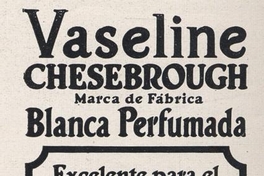 Vaseline Chesebrough