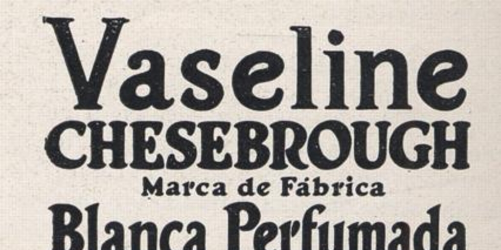 Vaseline Chesebrough