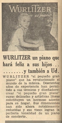 Wurlitzer es piano
