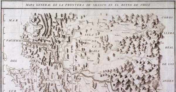 Mapa General de la Frontera de Arauco en el reyno de Chile, 1795