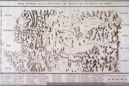 Mapa General de la Frontera de Arauco en el reyno de Chile, 1795