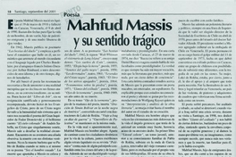 Mahfud Massis y su sentido trágico