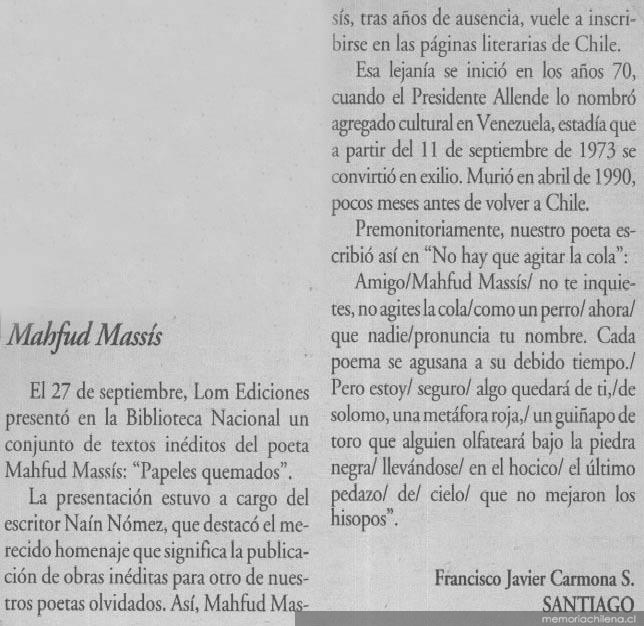 Mahfud Massís