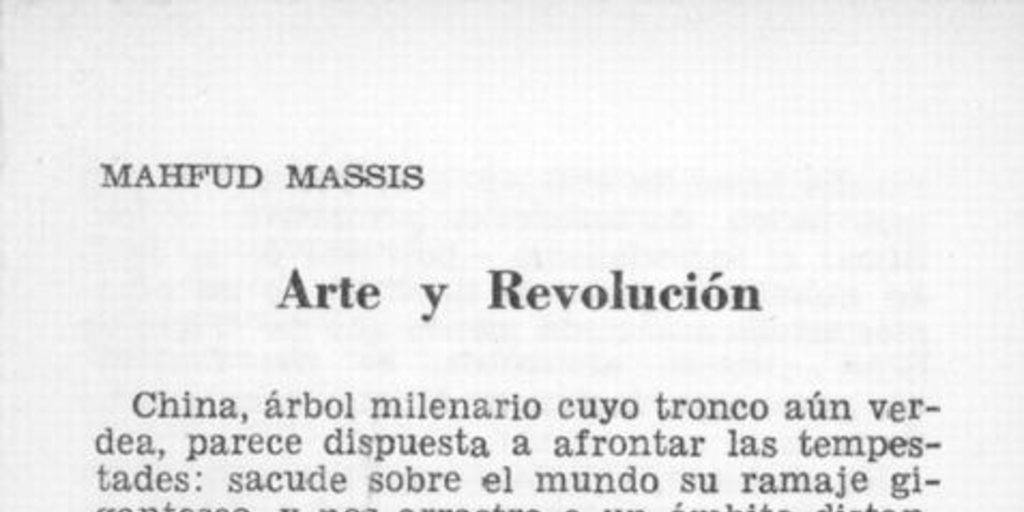 Arte y revolución