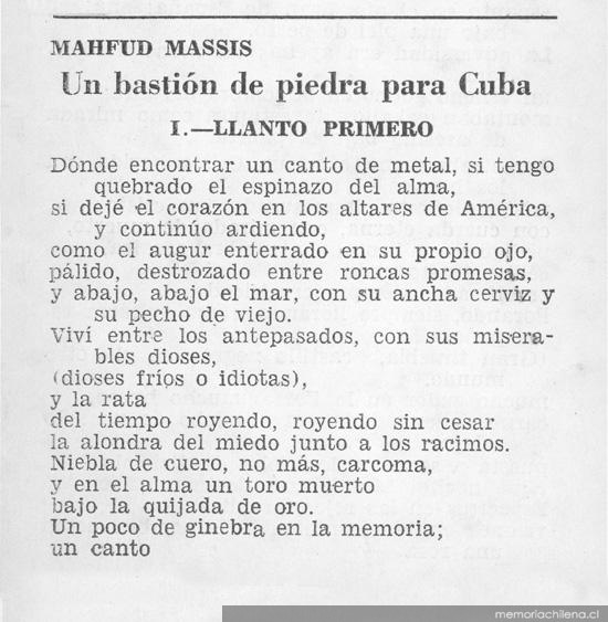 Un bastión de piedra para Cuba