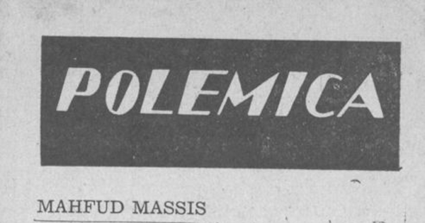 Polémica Nº 1, 1953