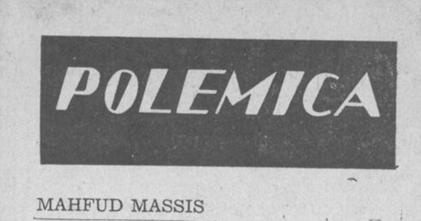 Polémica Nº 1, 1953