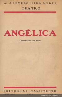 Angélica : comedia en tres actos