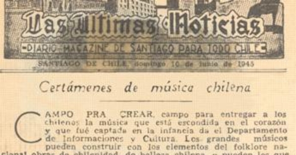 Certámenes de música chilena