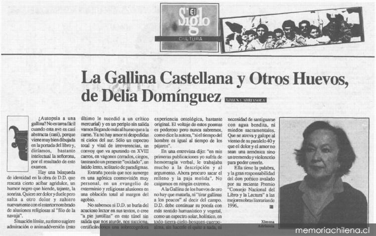 La gallina castellana y otros huevos, de Delia Domínguez