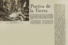 Poetisa de la tierra