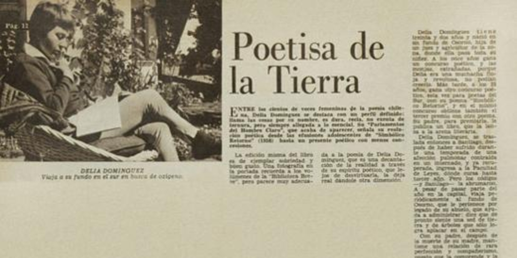 Poetisa de la tierra