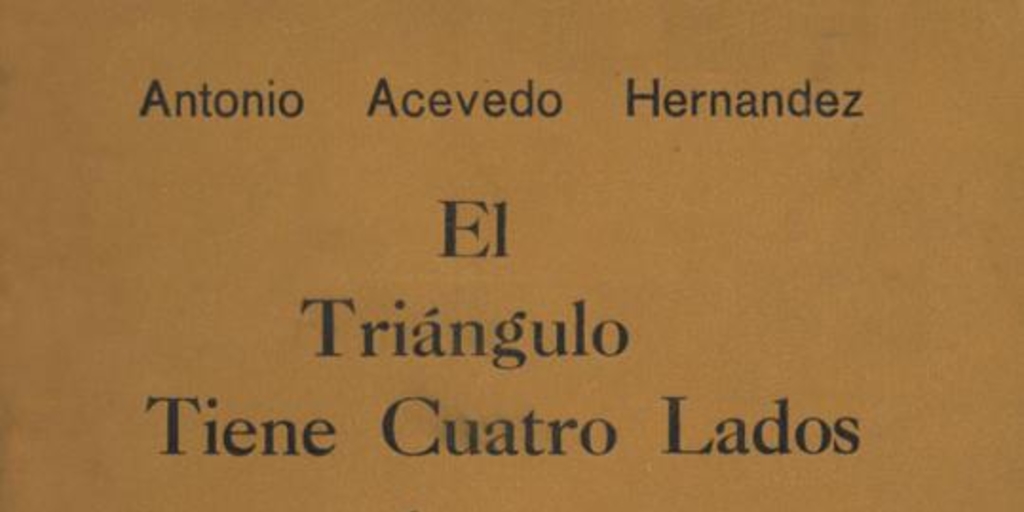 El triángulo tiene cuatro lados : drama bárbaro en 5 actos