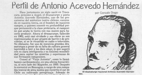 Perfil de Antonio Acevedo Hernández